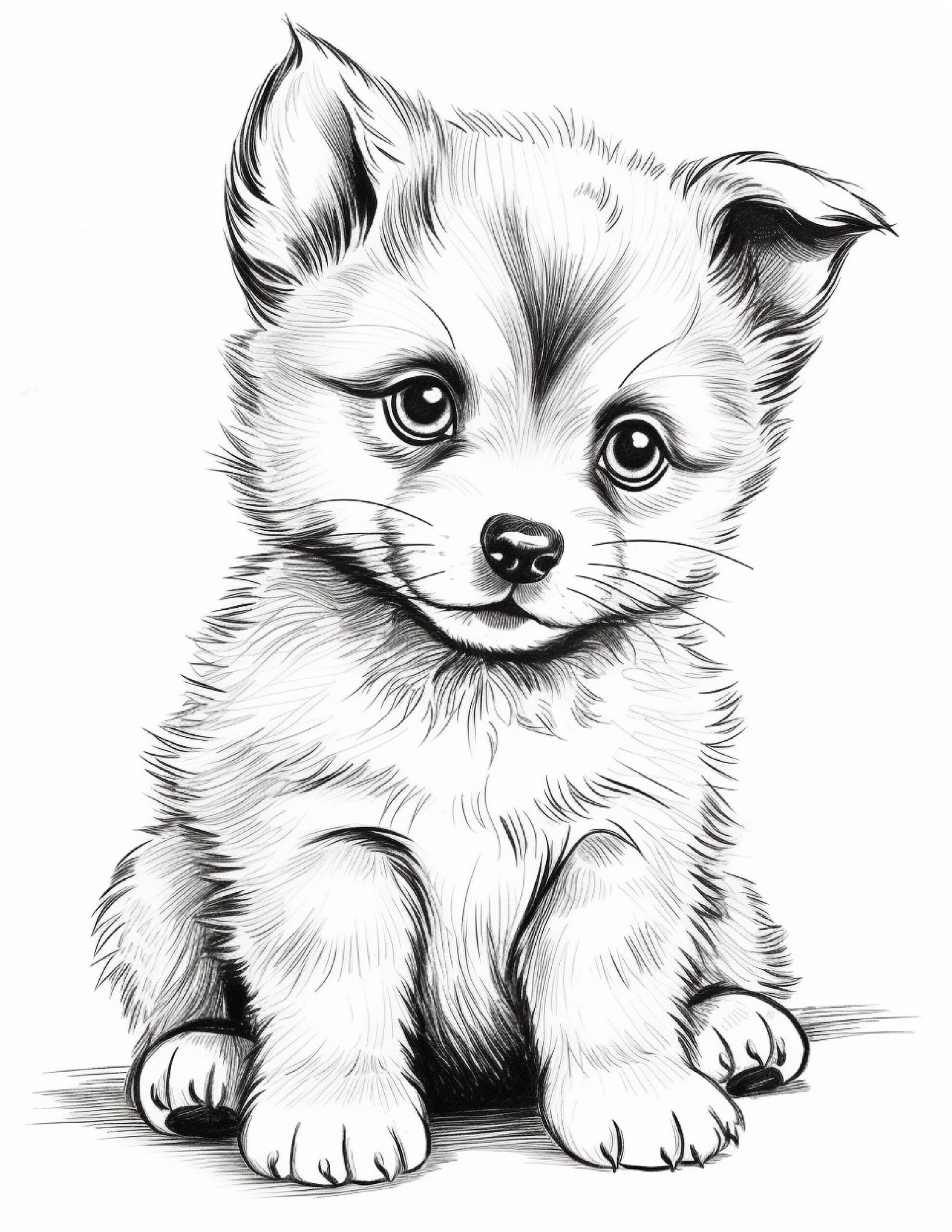 120 Cute Animal Coloring Pages For Kids Vol1 Printable Activity For Toddlers Preschool Fun Easy Coloring Sheets Instant Download PDF Etsy