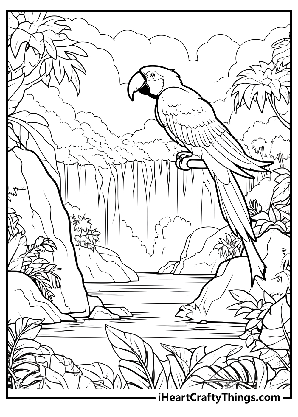 15 Jungle Coloring Pages 100 Free Printables 