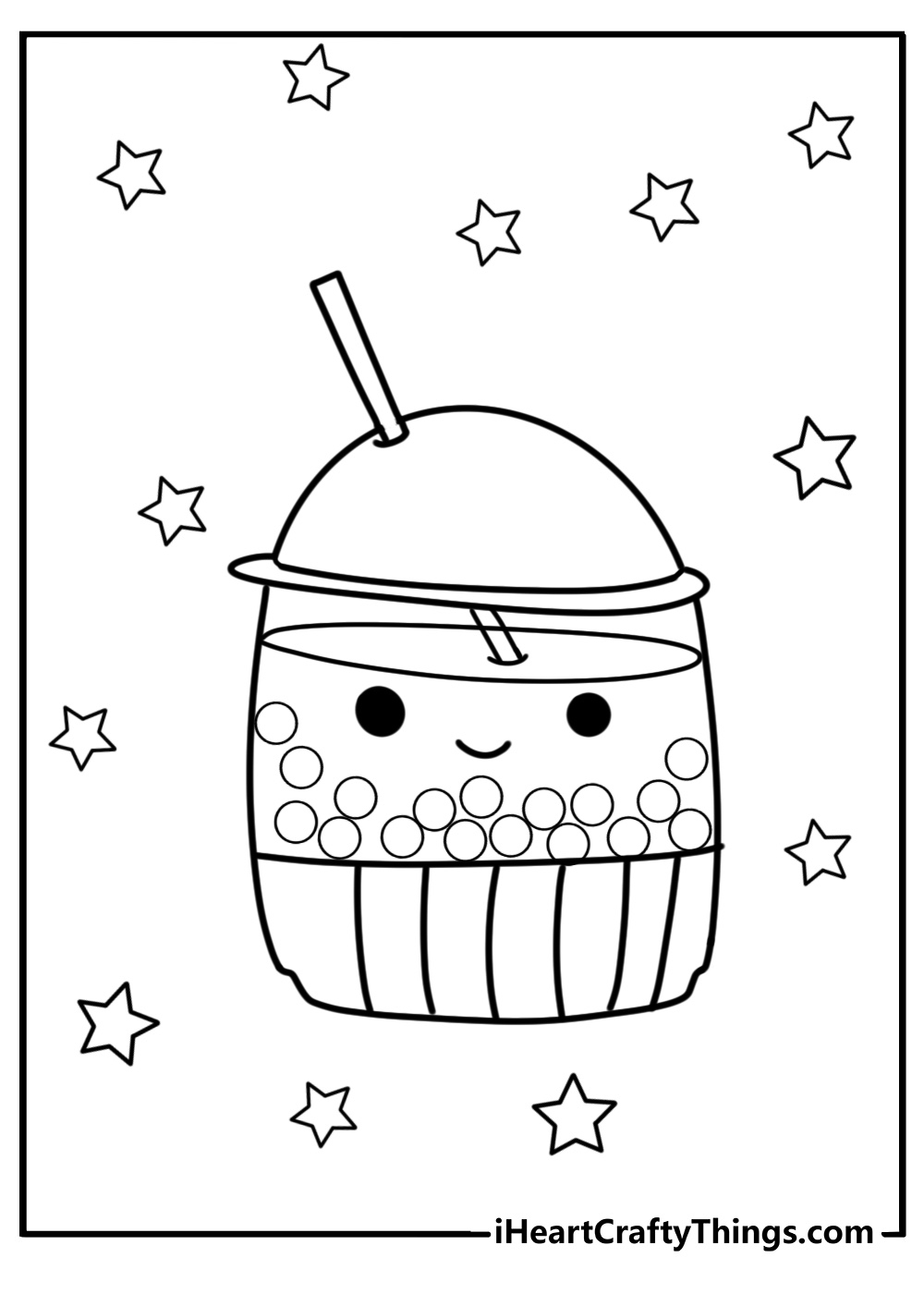 25 Boba Tea Coloring Pages 100 Free PDFs To Print 