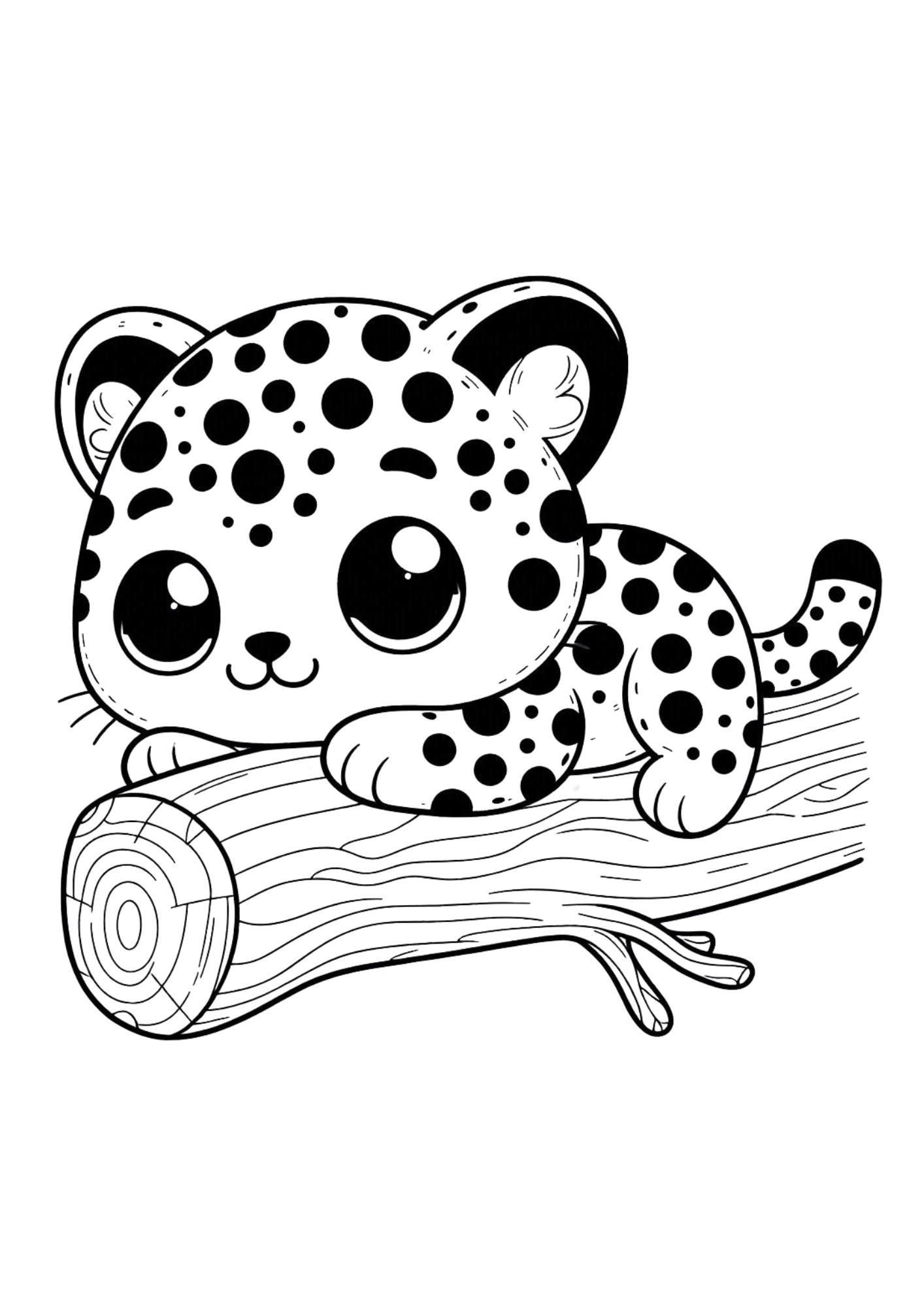 30 Kawaii Safari Animals Coloring Pages Easy Designs For Toddlers Etsy