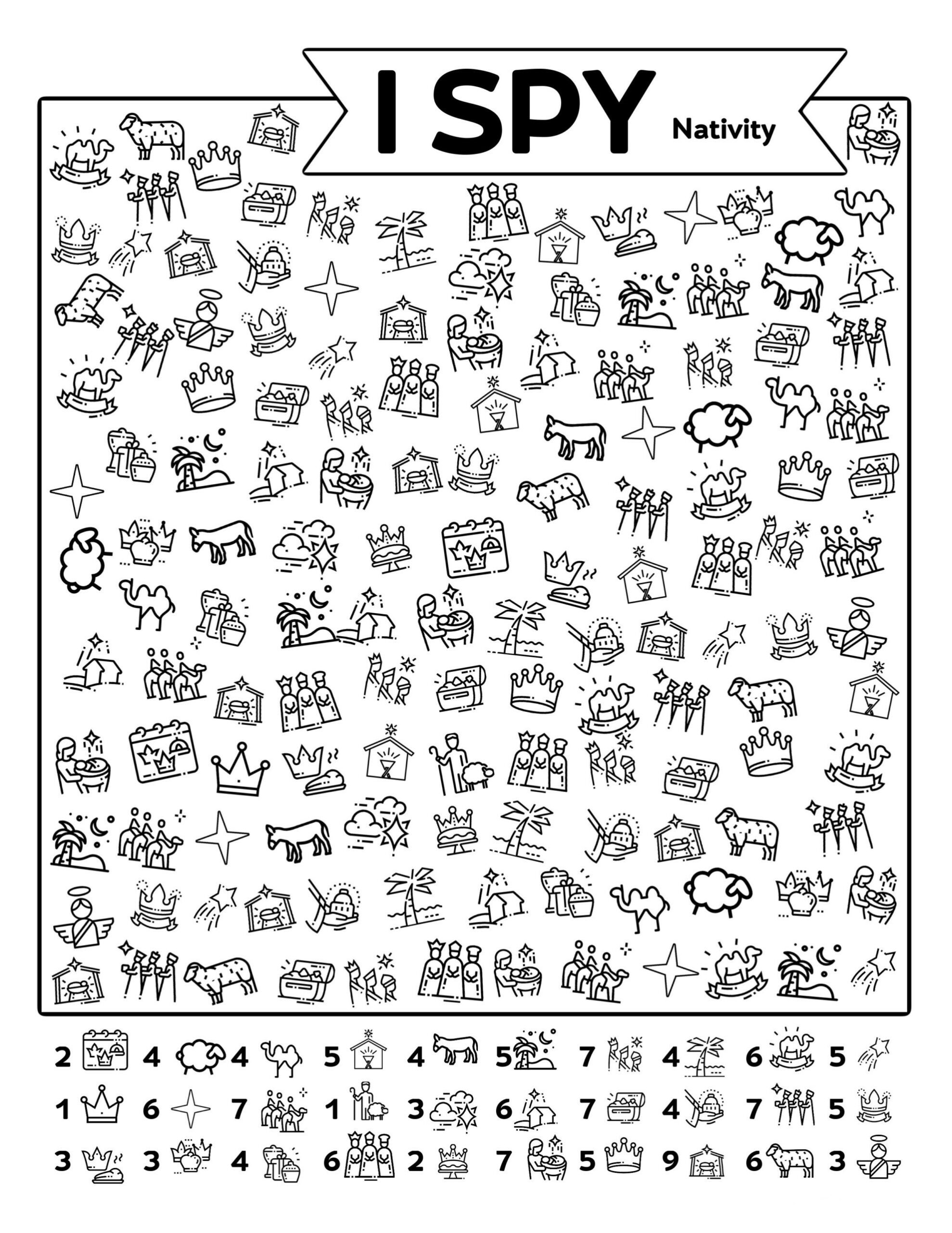 I Spy Worksheets