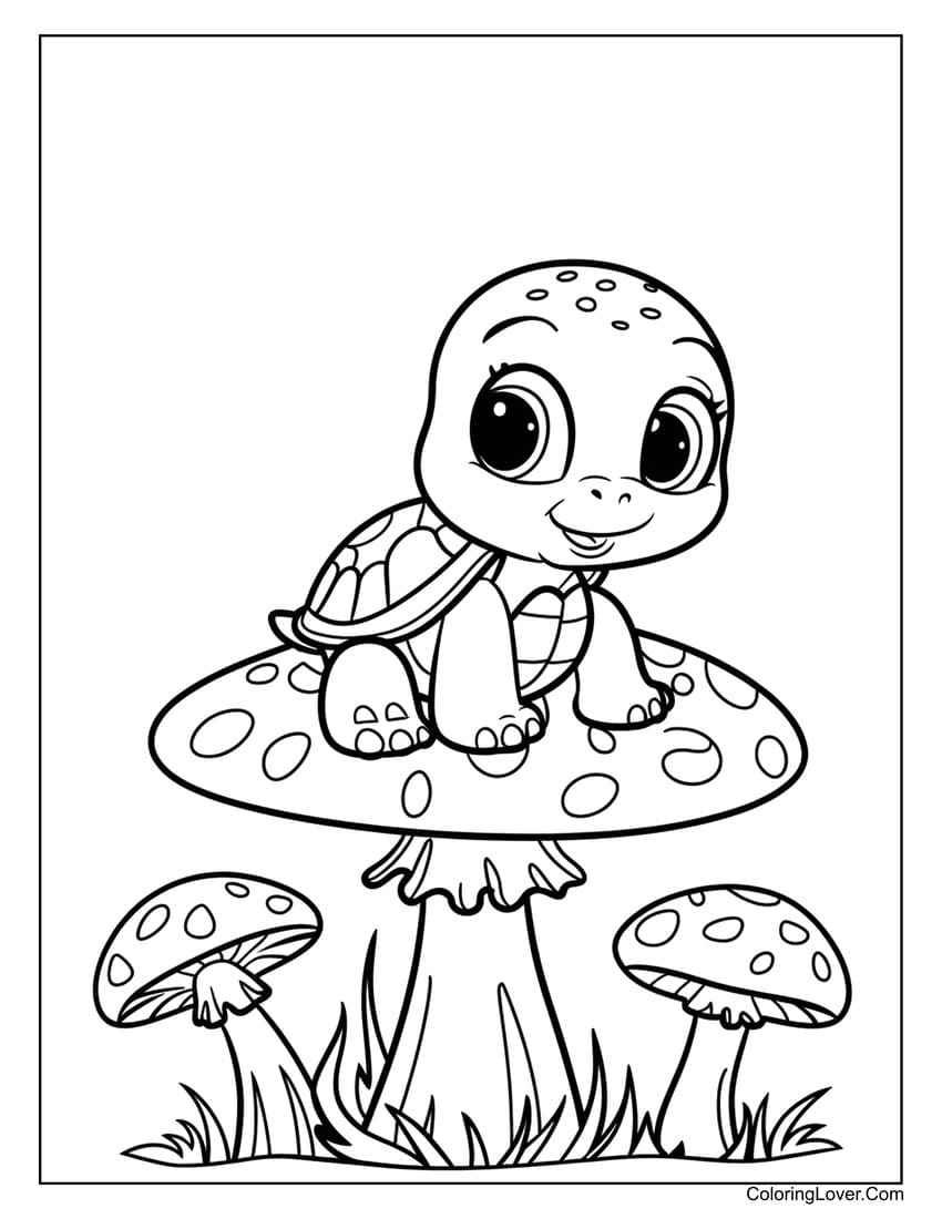 Turtle Coloring Pages