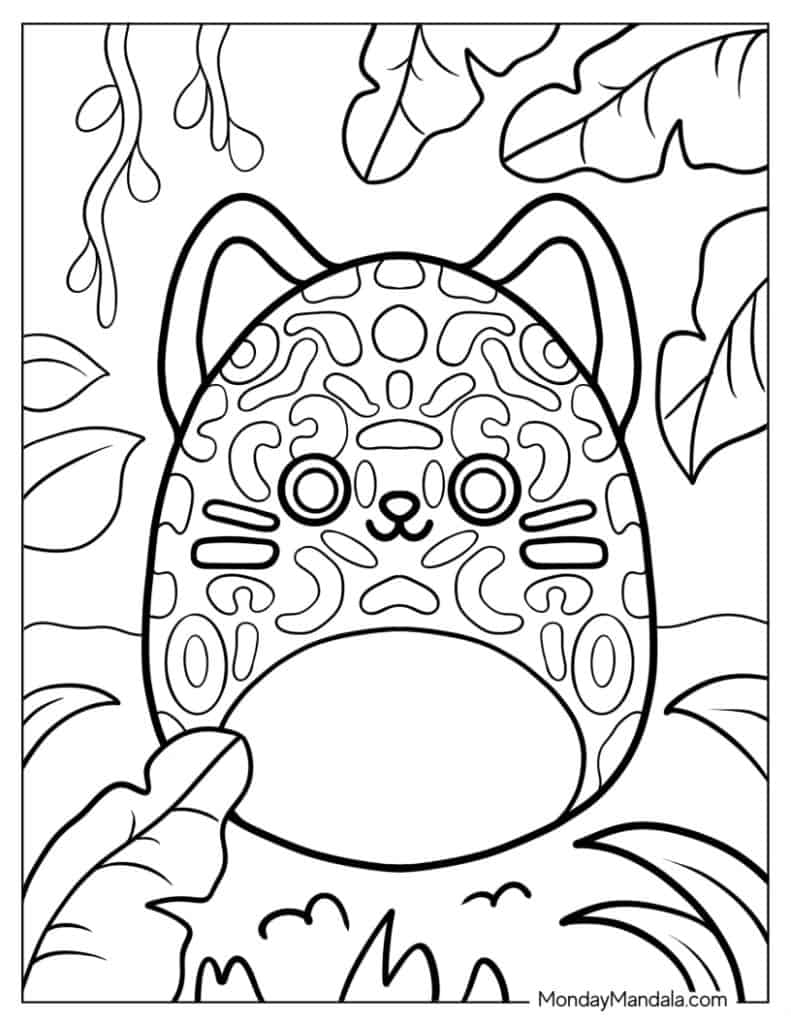 Squishable Coloring Pages