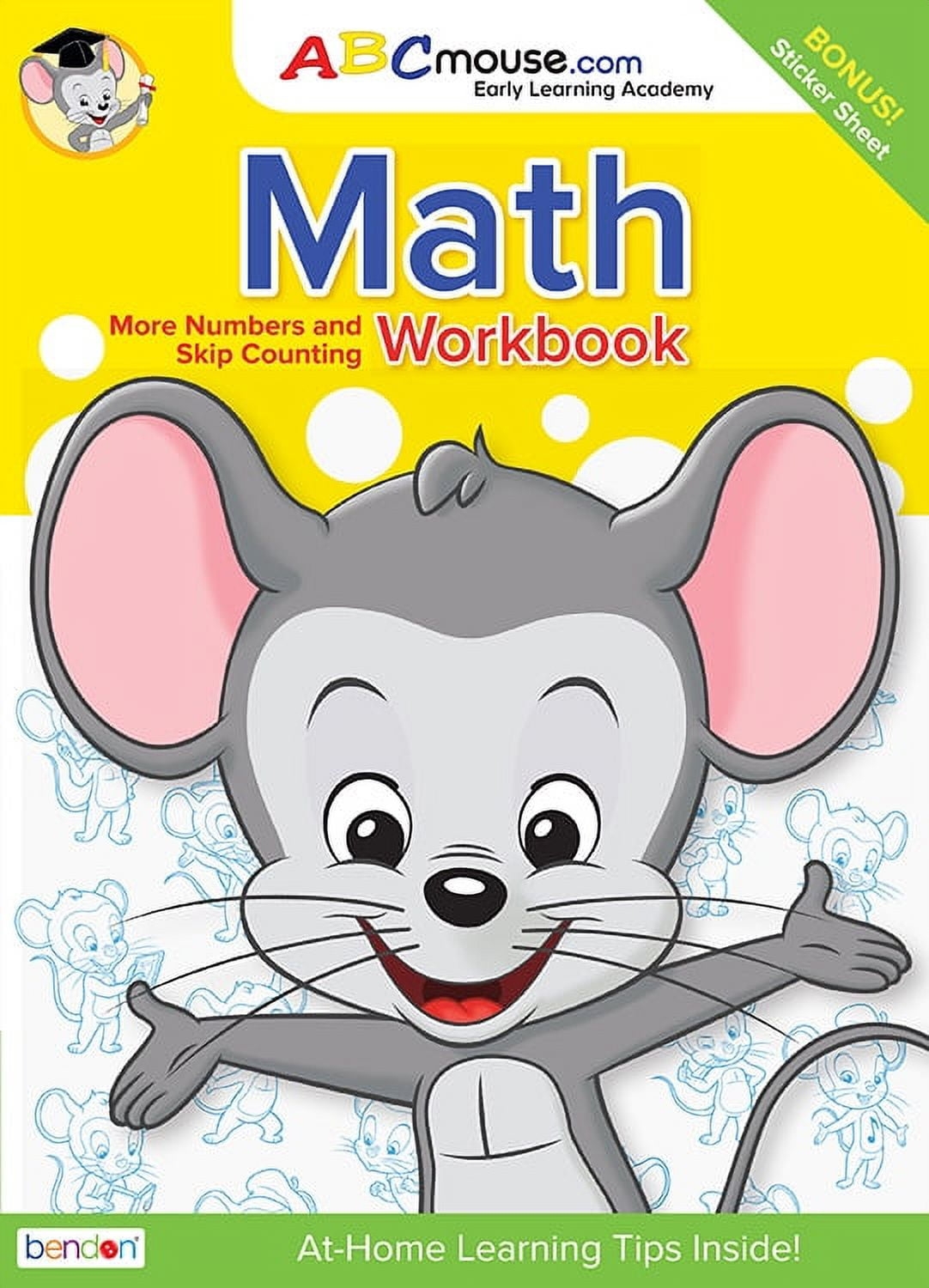 ABCmouse Math And Numbers 80 Page Workbook With Stickers By Bendon Publishing