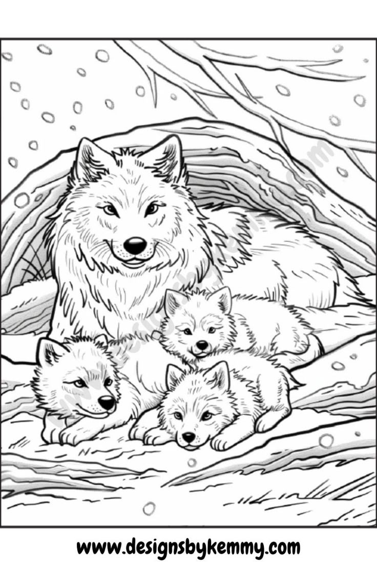 Realistic Baby Animal Coloring Pages