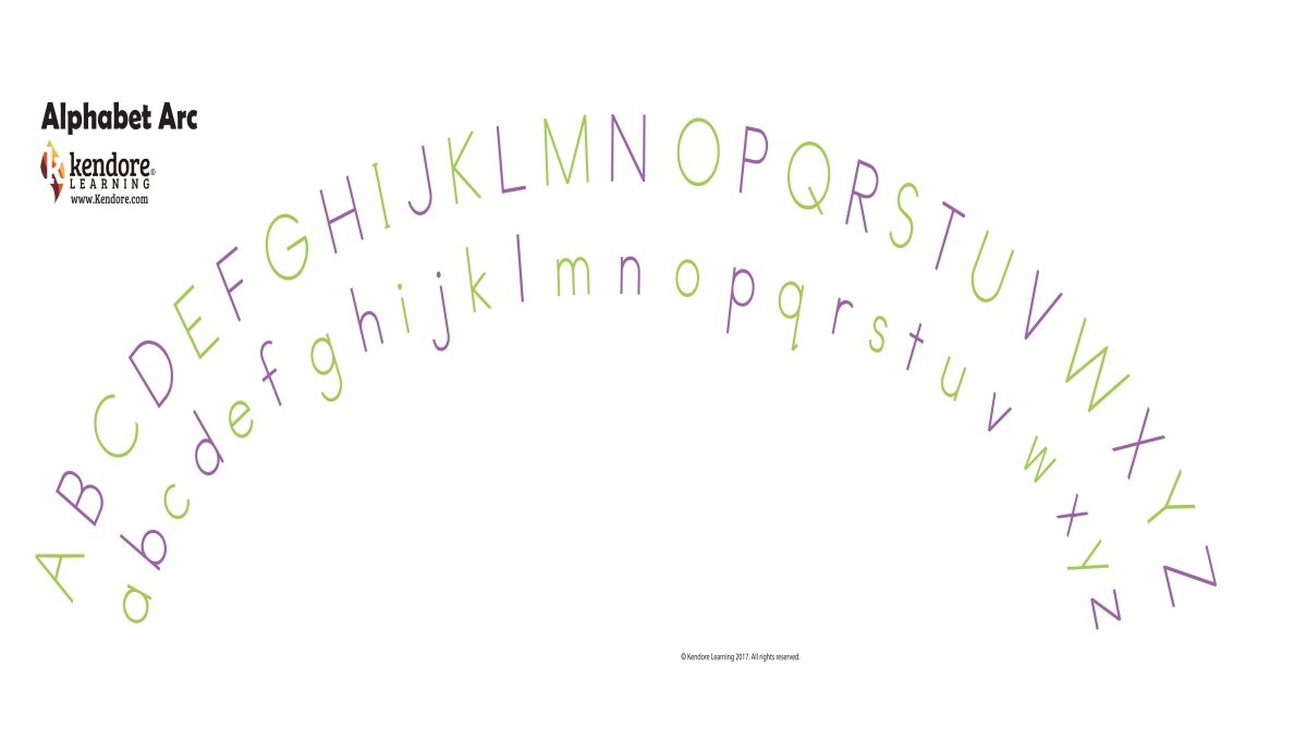 Alphabet Arc Free Download DL100 0 00 Kendore Learning Store Teaching Supplies Educational Equipment
