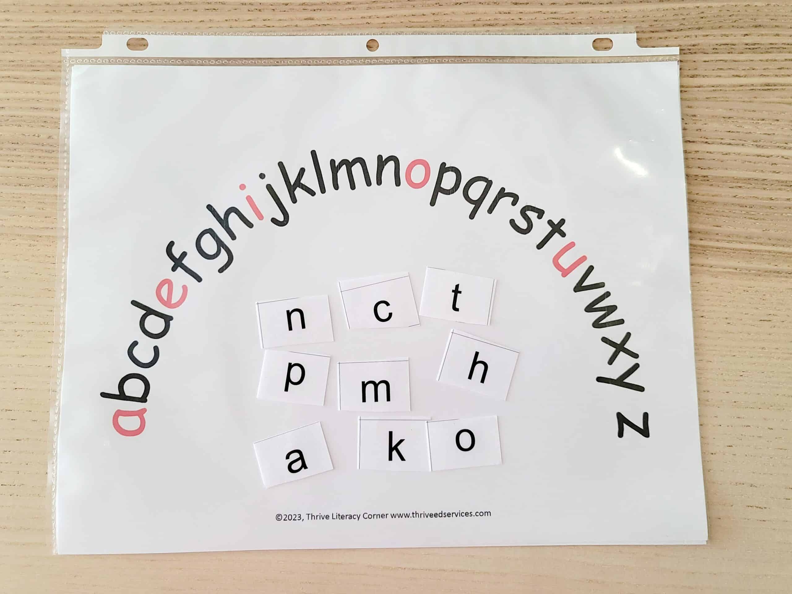 alphabet arc printable