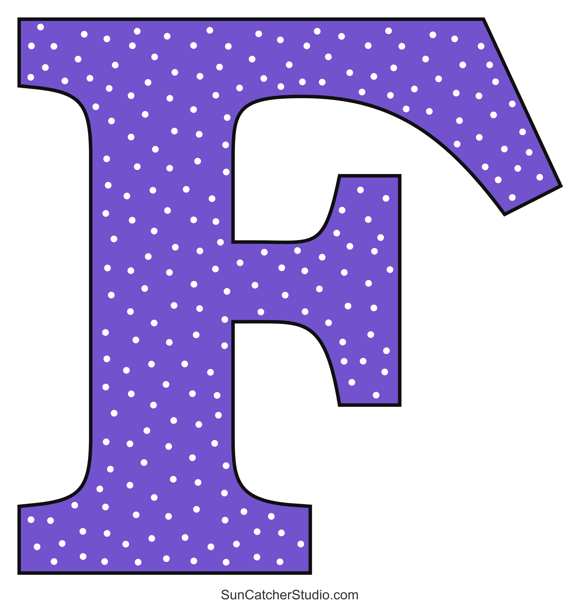 Alphabet Letters And Numbers With A Colorful Polka Dot Design Free Printables Monograms Design Tools Patterns DIY Projects