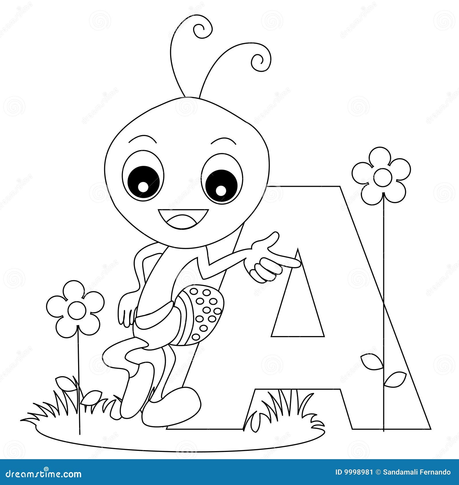 Animal Letter Coloring Pages