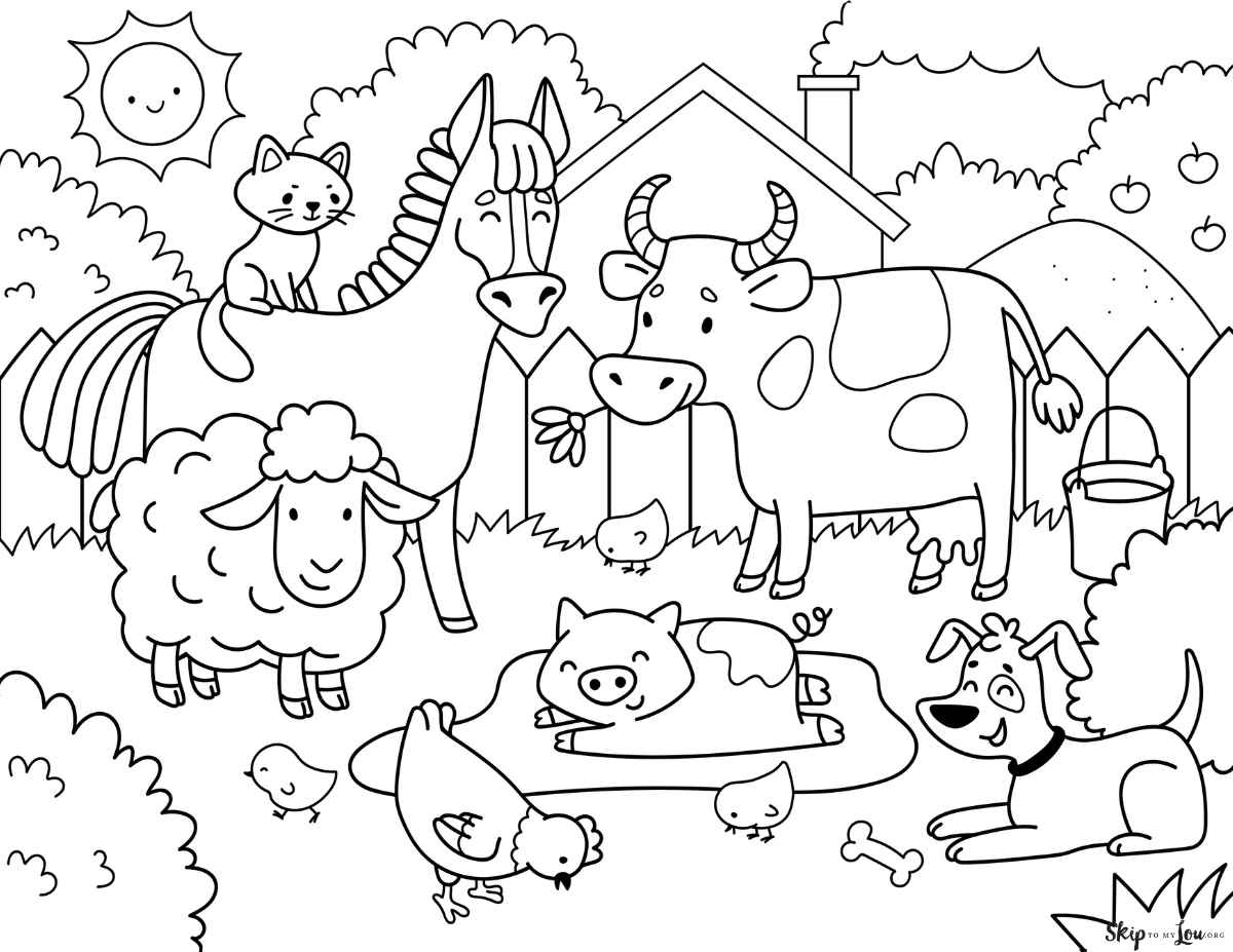 All Animal Coloring Pages