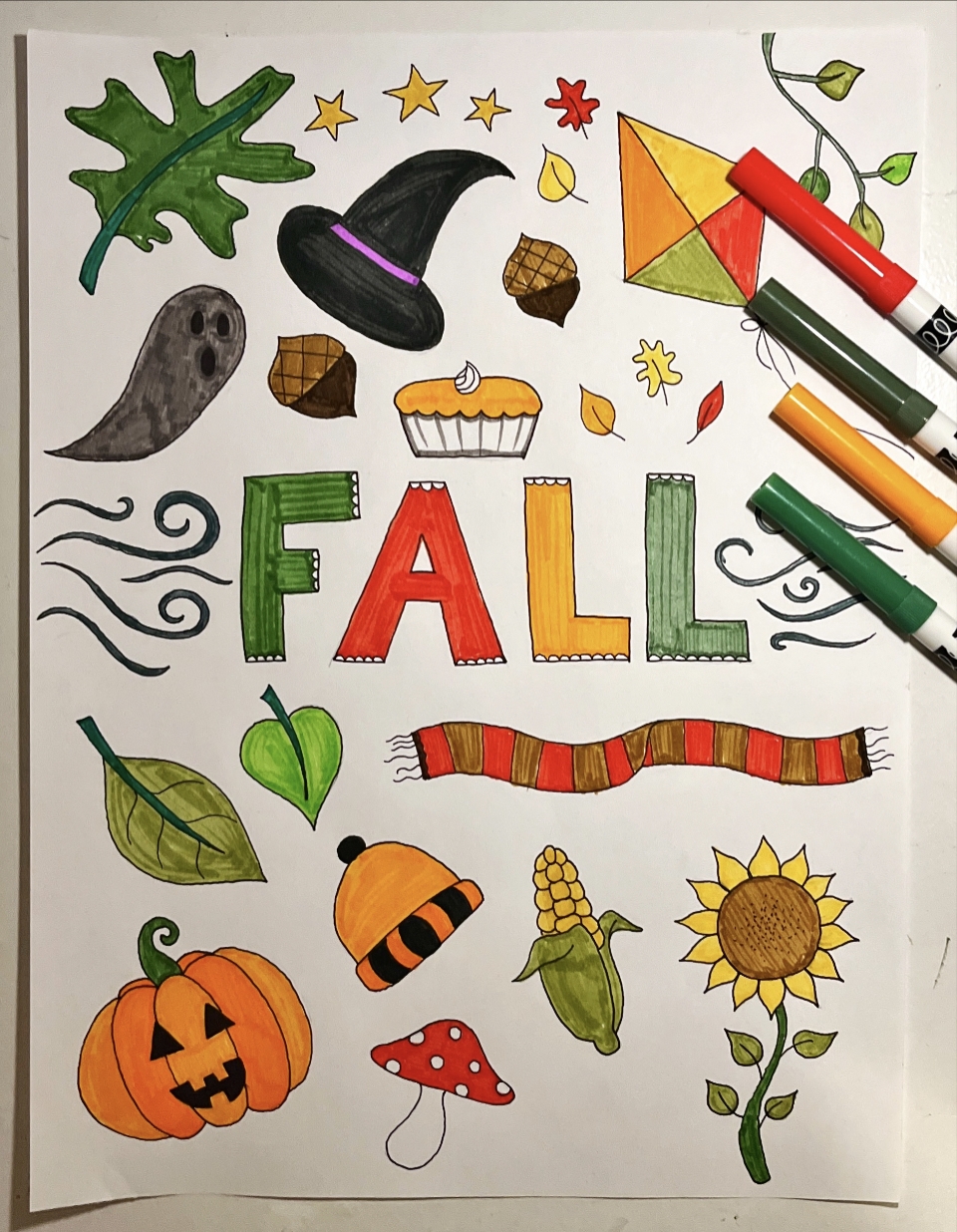 Autumn Coloring Pages