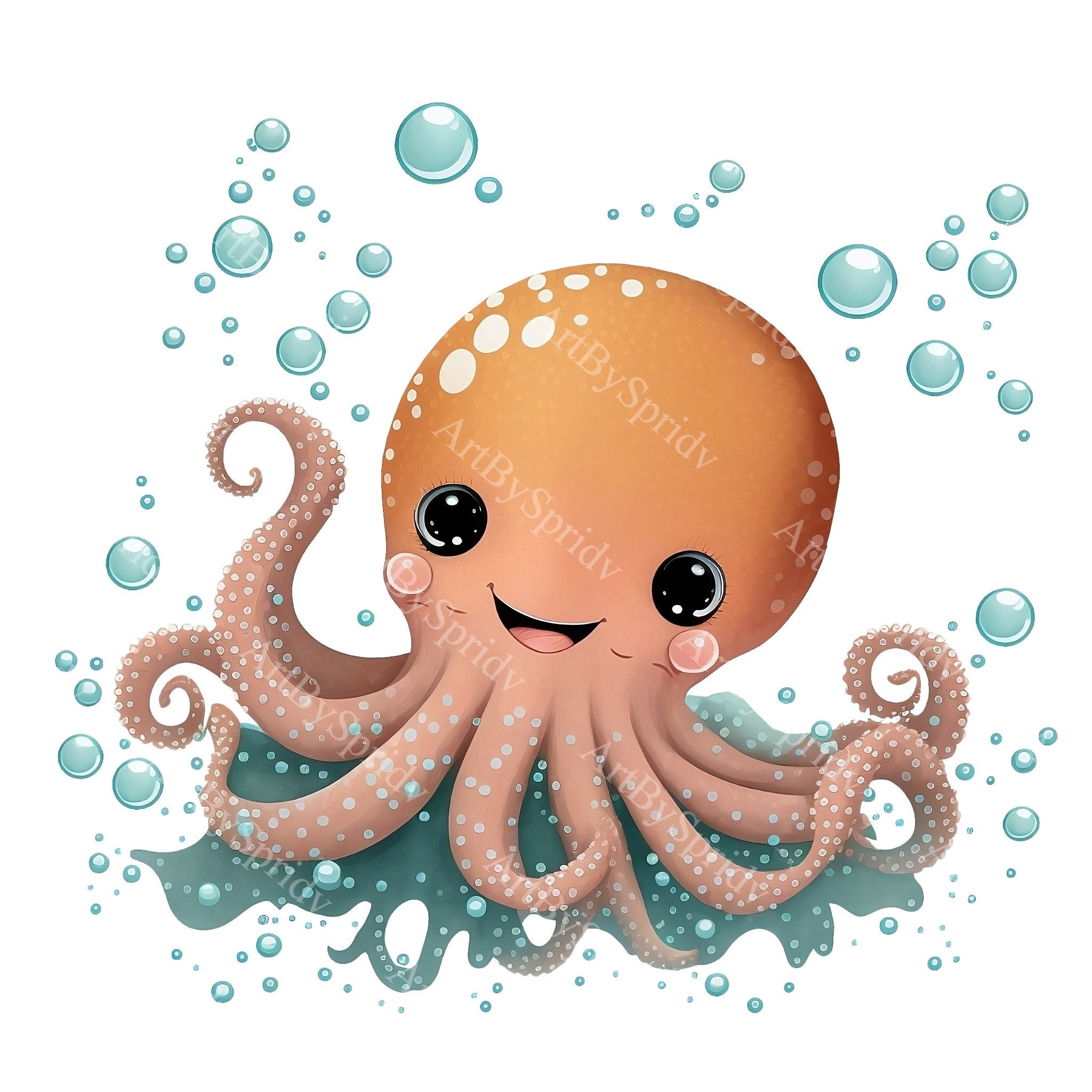 Cute Octopus Art