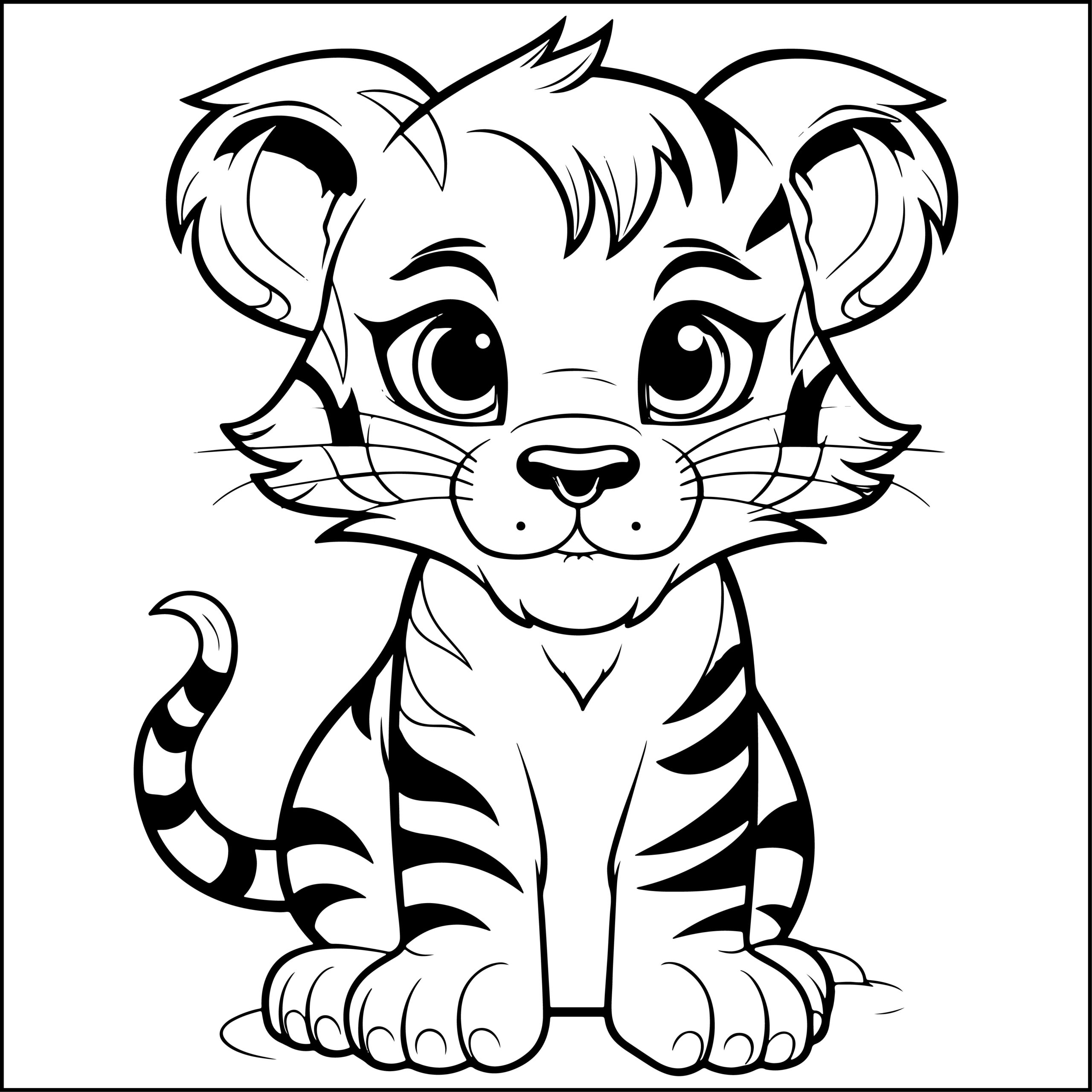 Tiger Coloring Pages