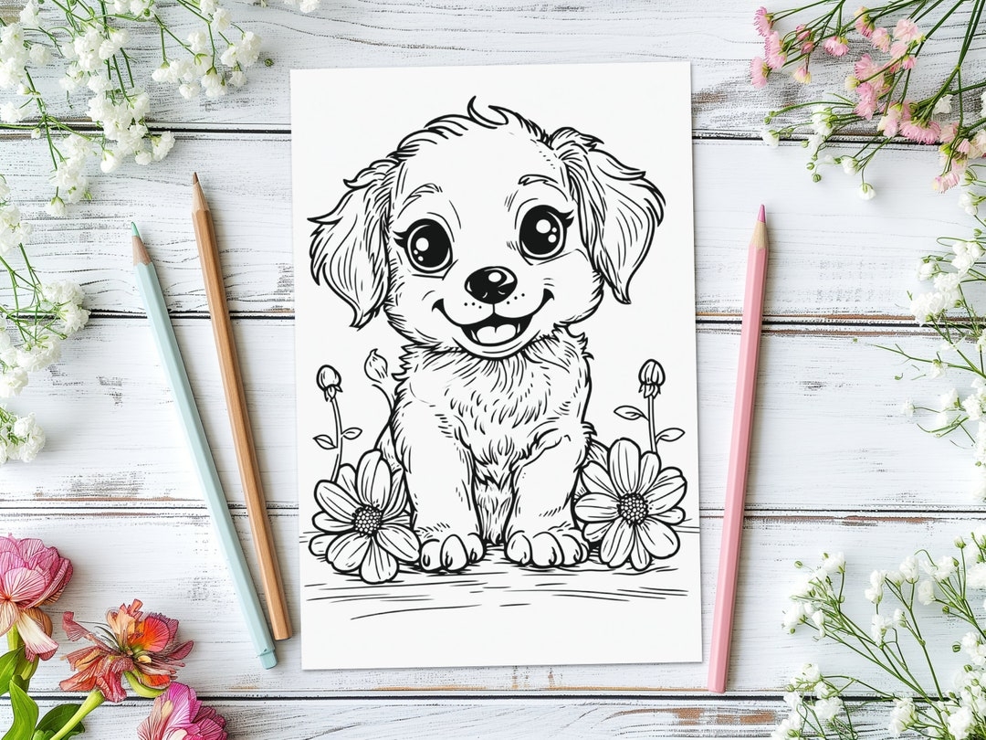 Dog Coloring Pages for Kids