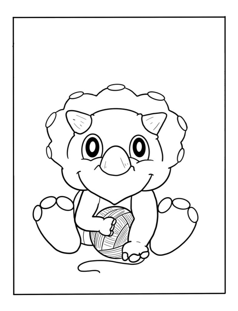 Coloring Pages with Baby Animals