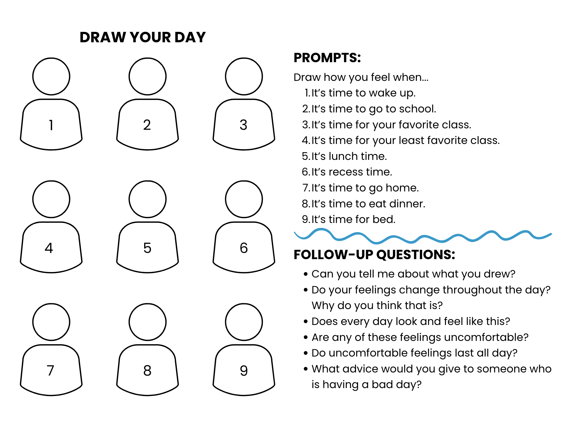 Free Printable Art Therapy Worksheets
