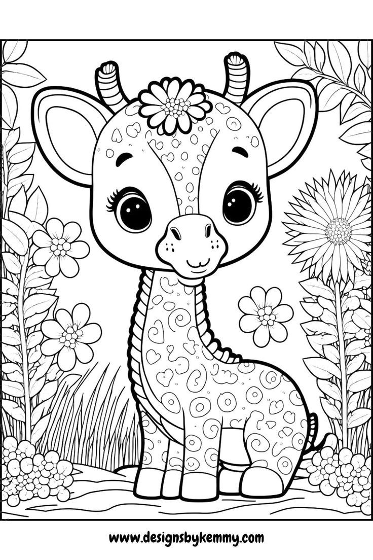 Free Animal Coloring Page Cute Animal Coloring Pages Designs By Kemmy