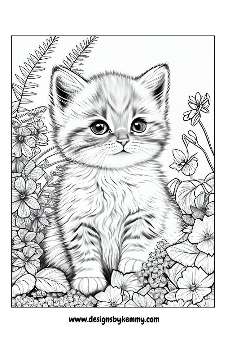 Free Animal Coloring Page Cute Animals Coloring Pages Designs By Kemmy