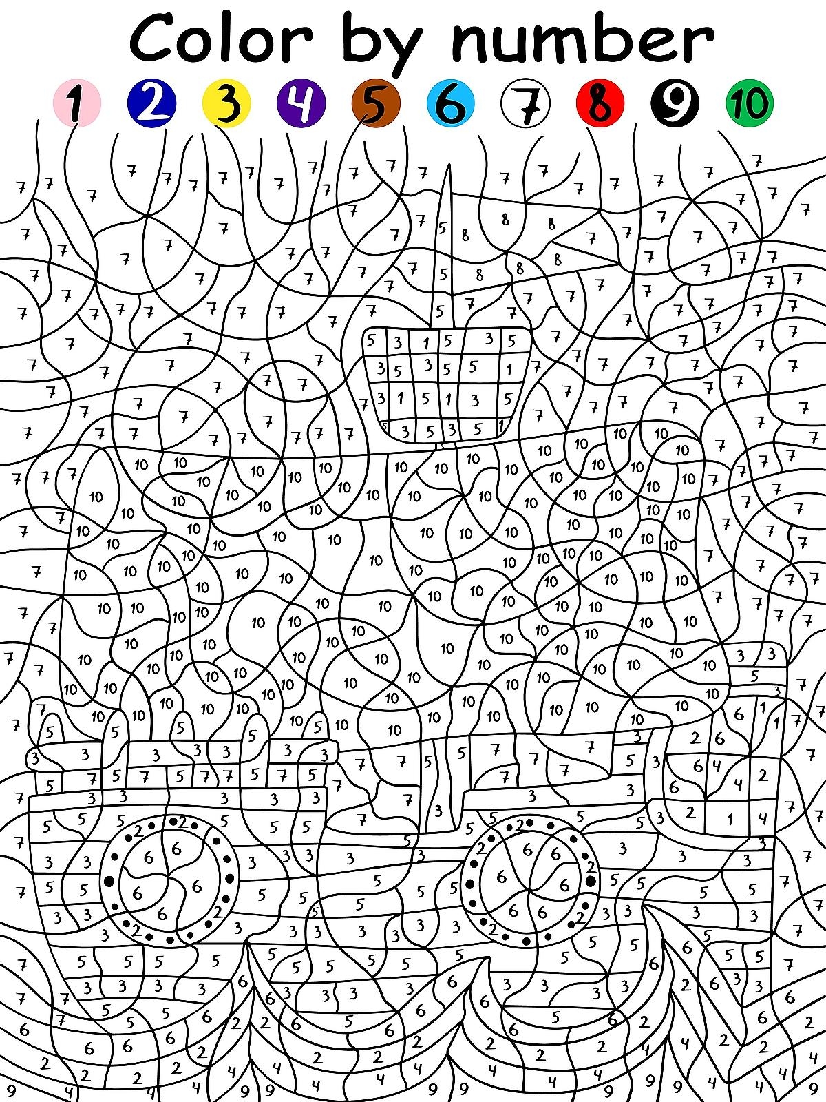 paint by numbers free printable
