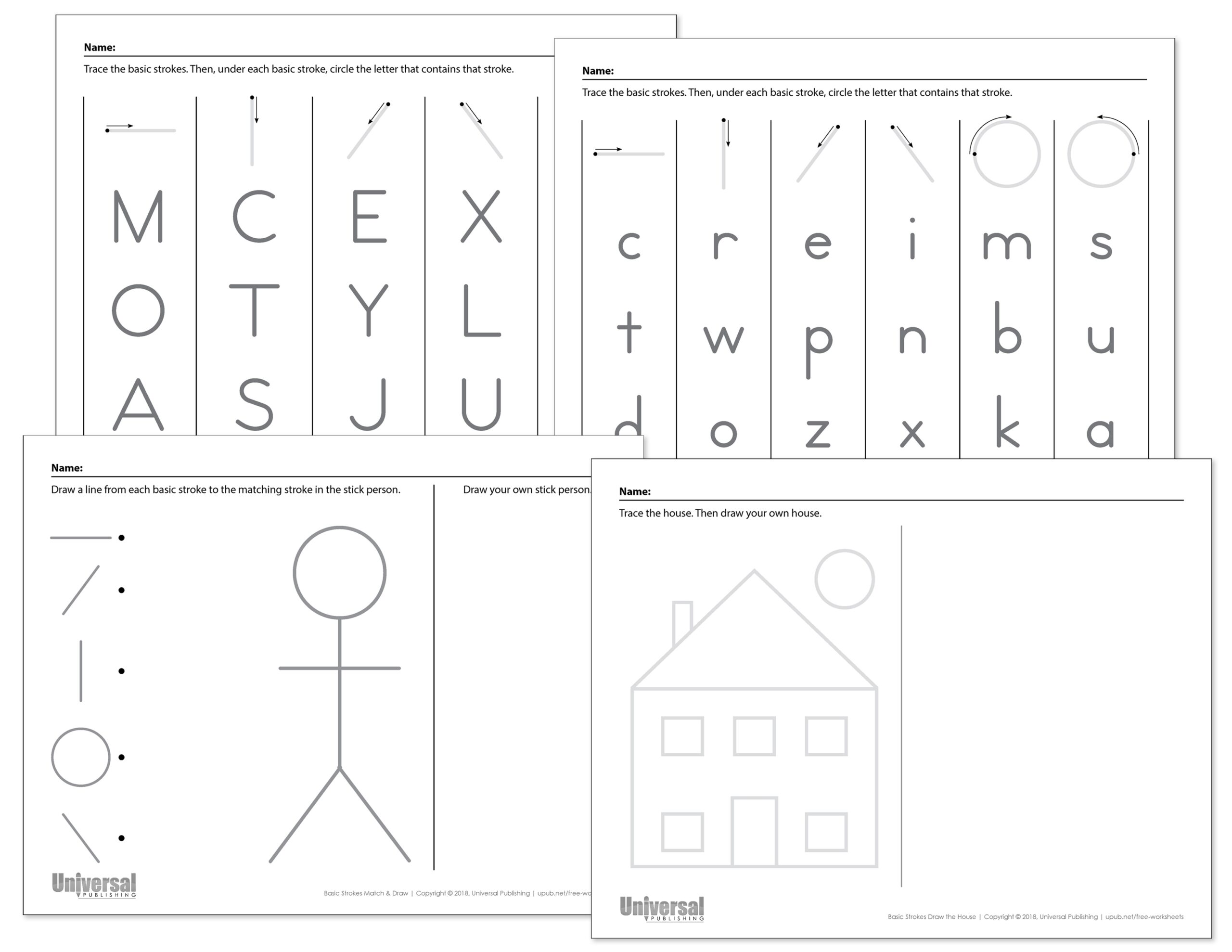 free printable worksheets for stroke patients