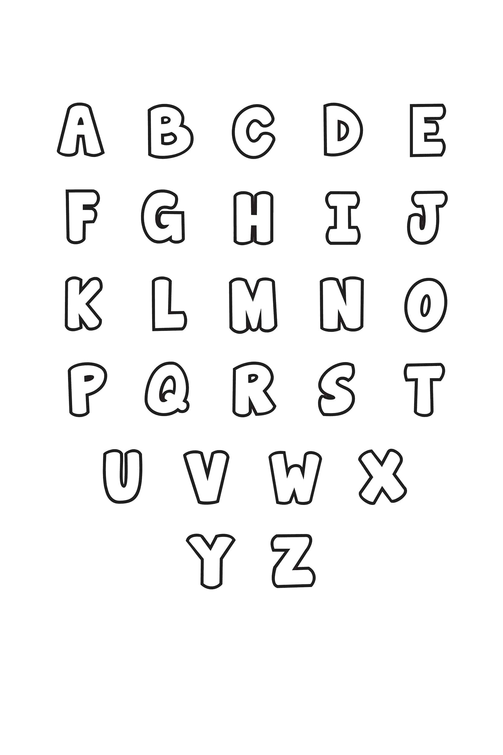 Letter Stencils Printable