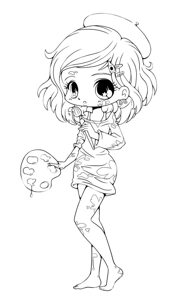 Cute Girl Coloring Pages