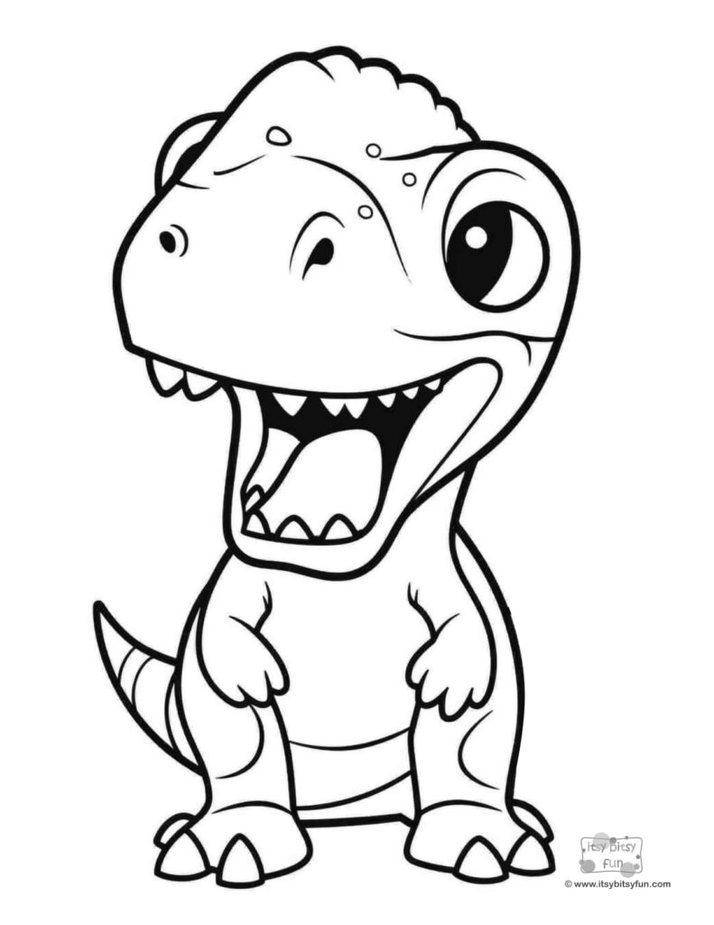 printable dinosaur coloring sheets