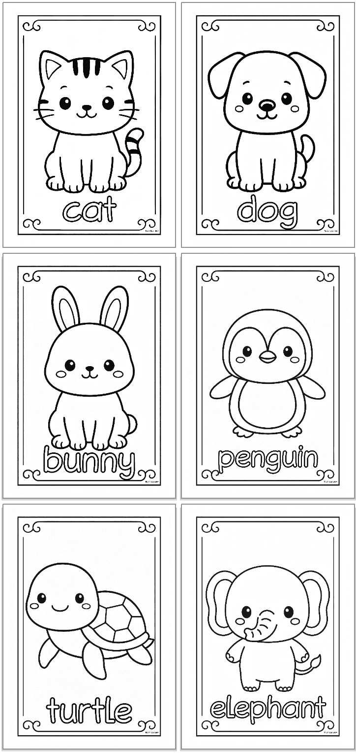 Kids Coloring Pages Printable Animals