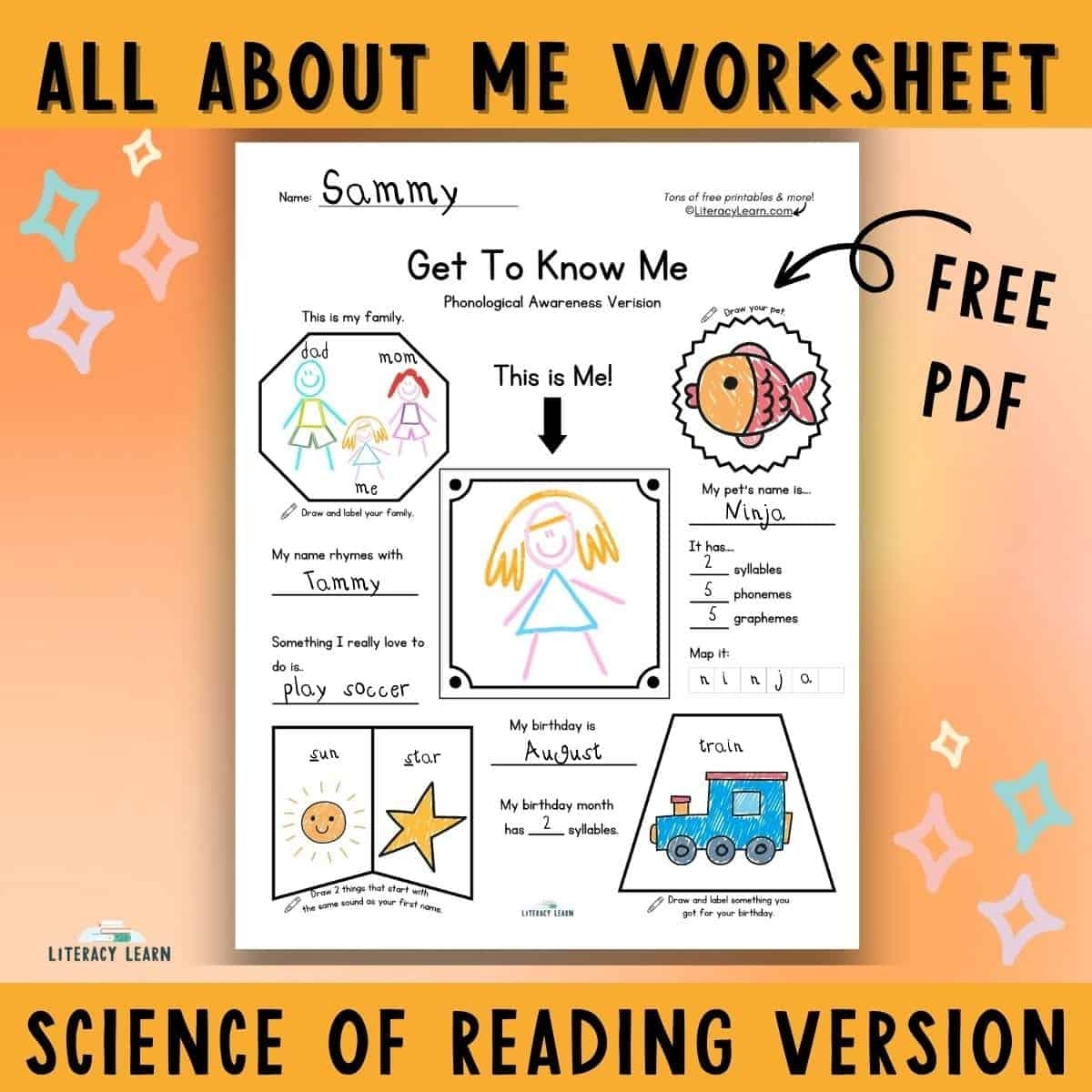 get to know me worksheet