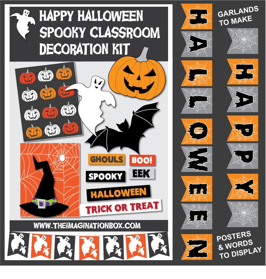 Halloween Spooky Classroom Decor Kit The Imagination Box