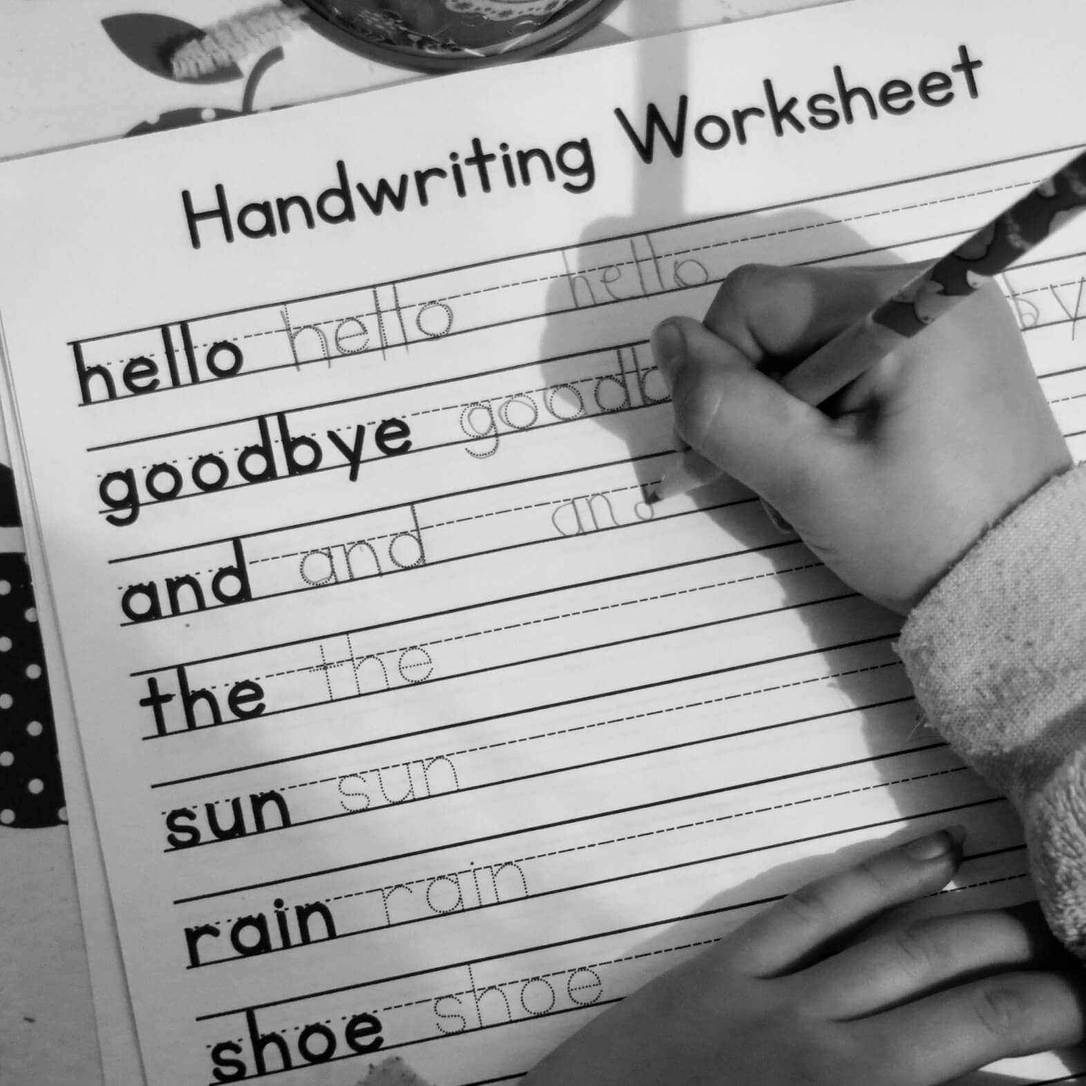 printable handwriting worksheets