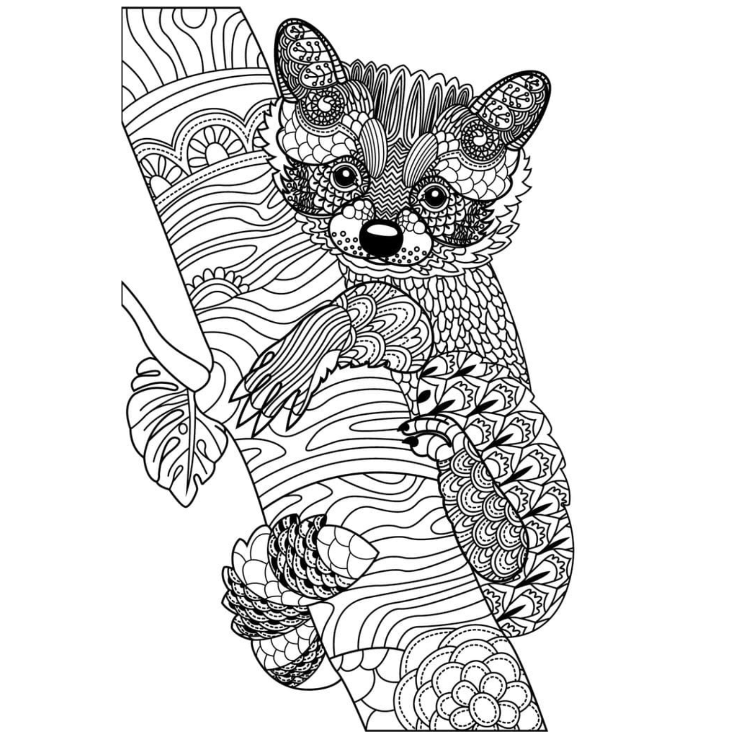 Animal Pattern Coloring Pages