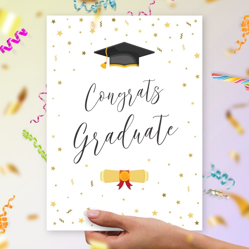 graduation card printable