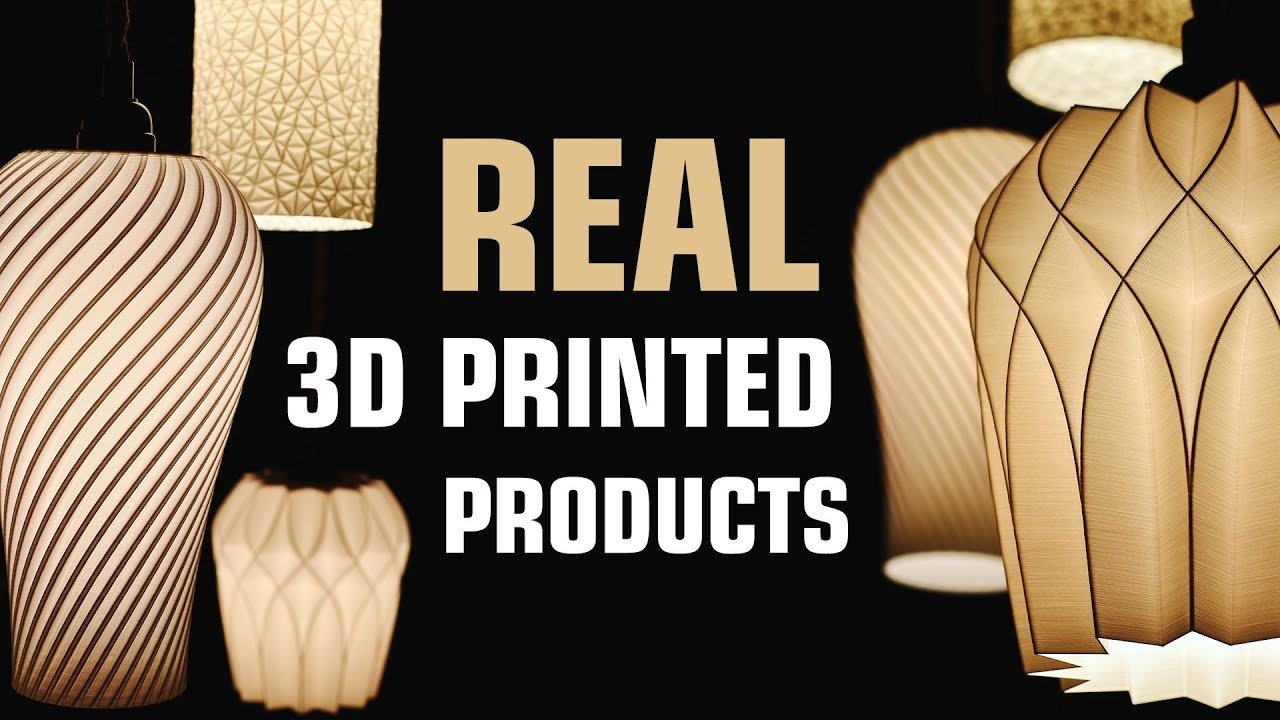 Infinite Inventory With 3D Printed Lamps Uncommon Lamps Real 3D Printed Products YouTube