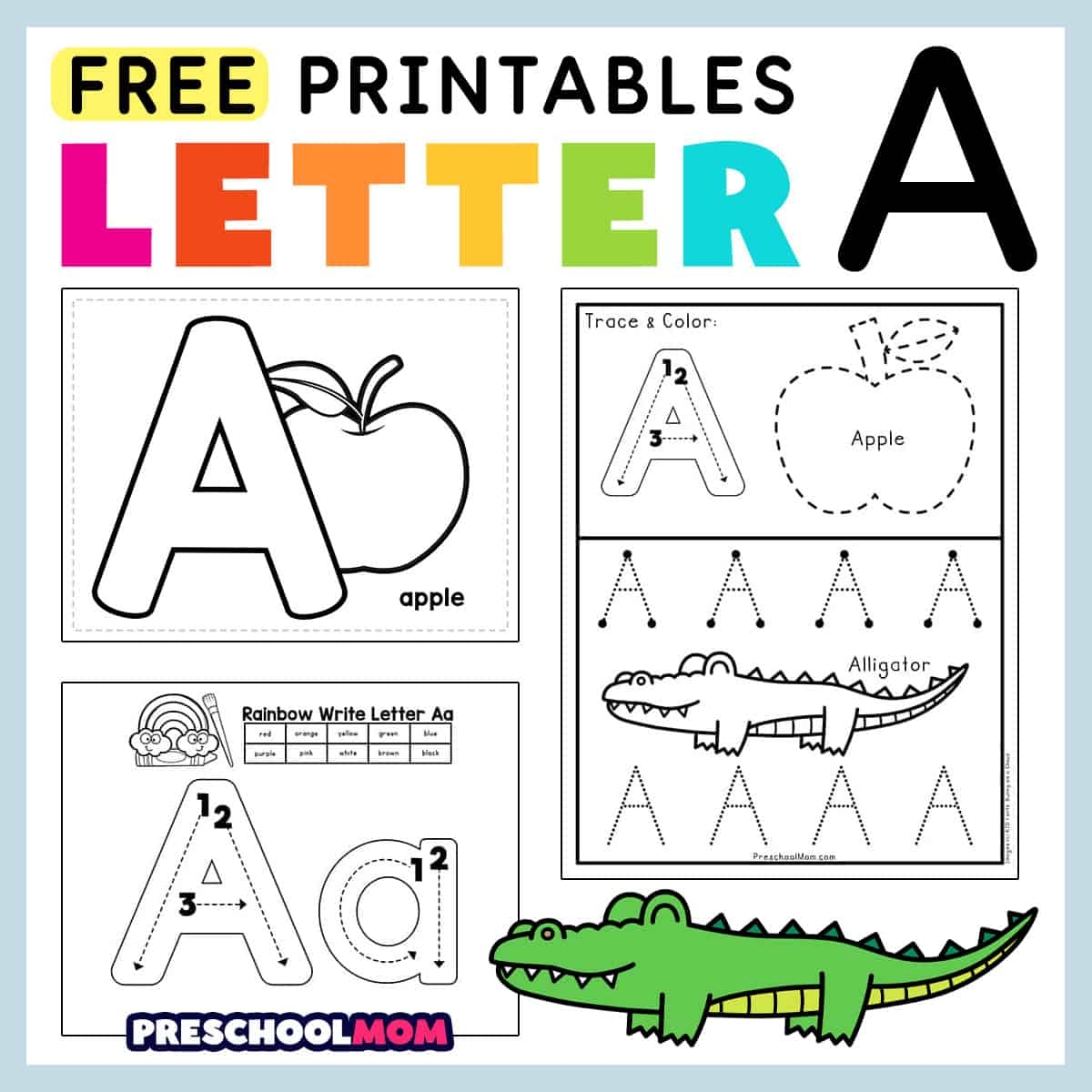 pre k printable worksheets