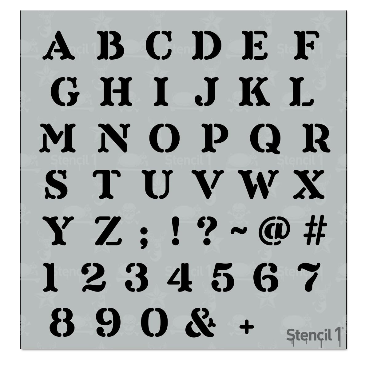 letter stencils printable