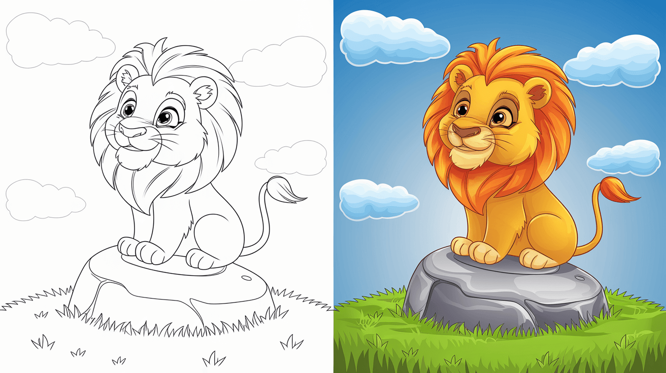 Lion Coloring Pages