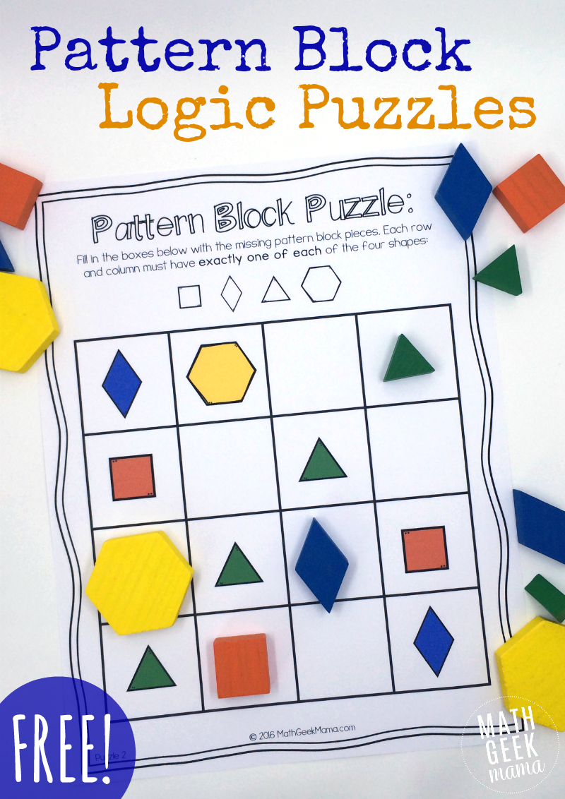 printable logic puzzles for kids