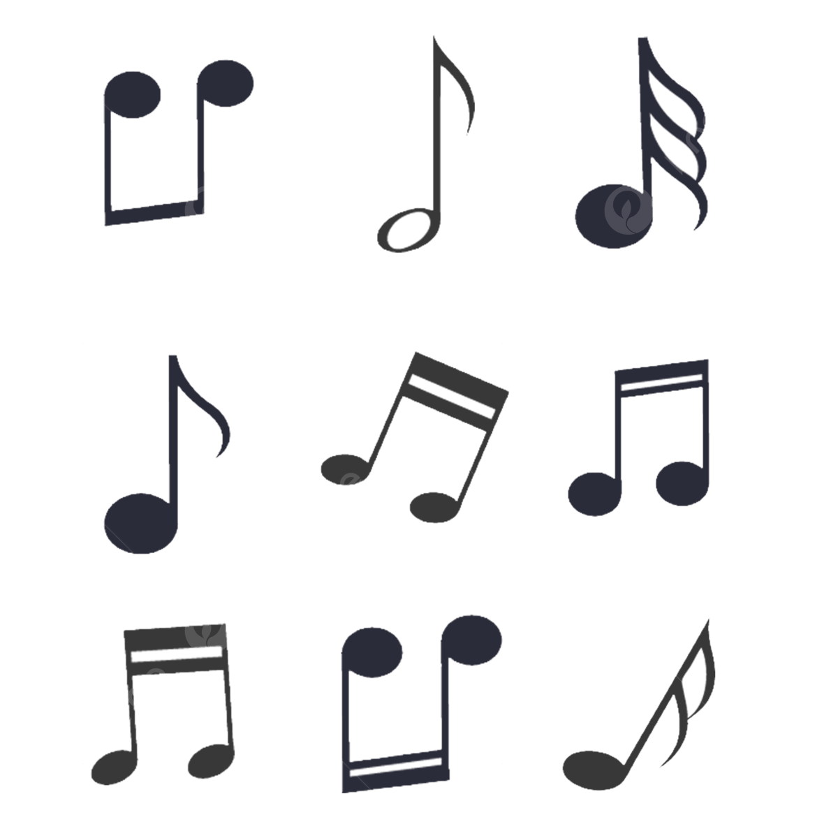 Piano Music Notes Clipart Transparent PNG Hd Musical Note Material Note Sheet Music Symbol PNG Image For Free Download
