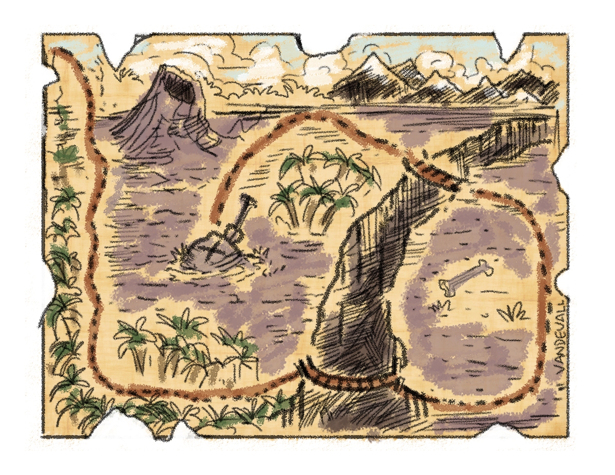printable treasure map