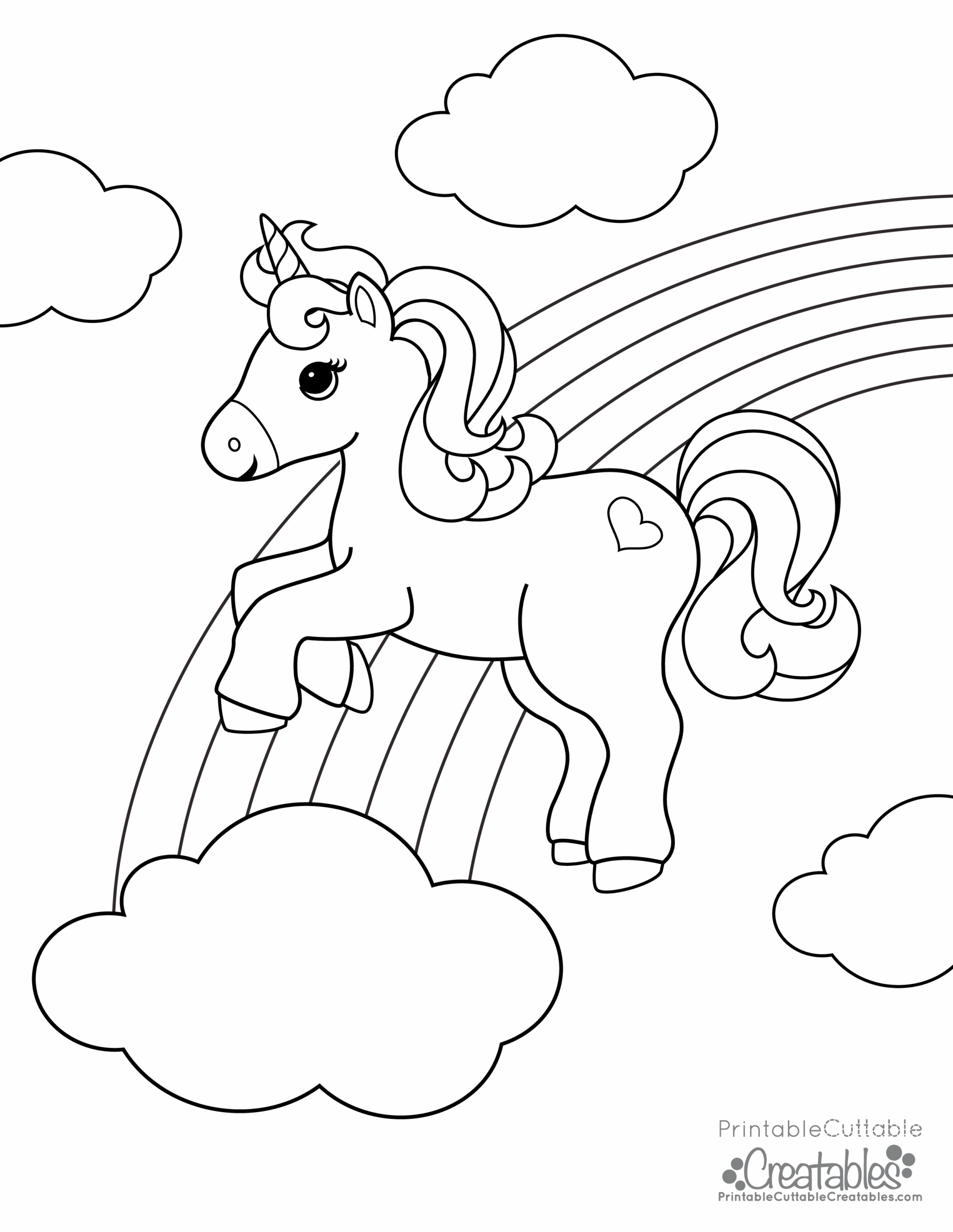 Unicorn Pictures Printable
