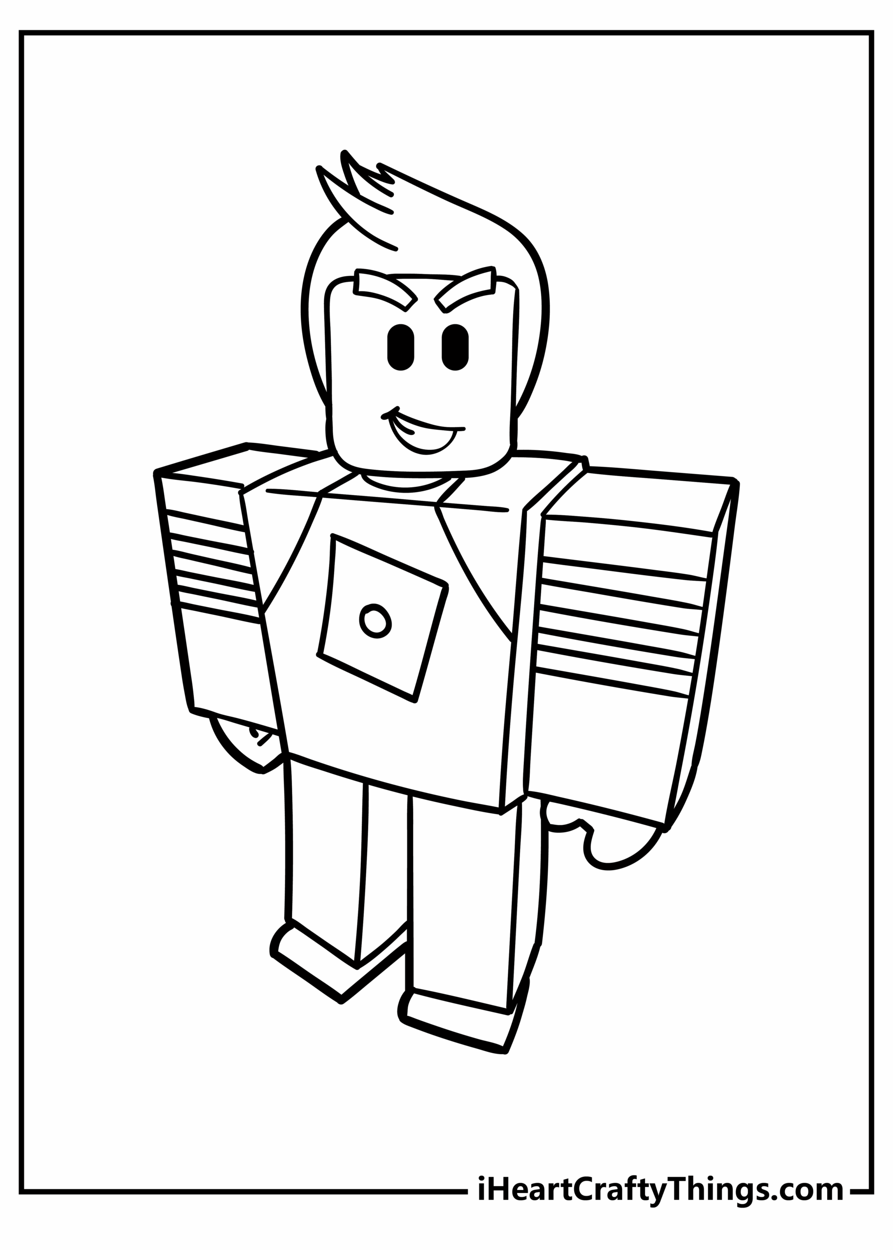 roblox printable coloring pages