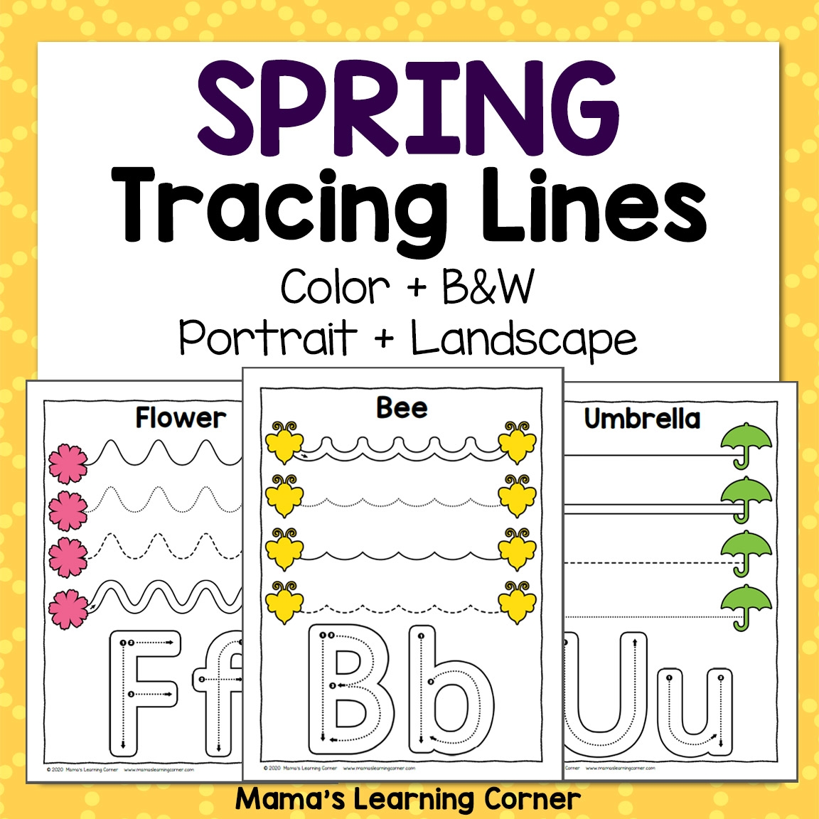 preschool tracing worksheets