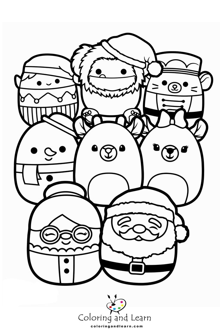 Squishmallows Coloring Pages