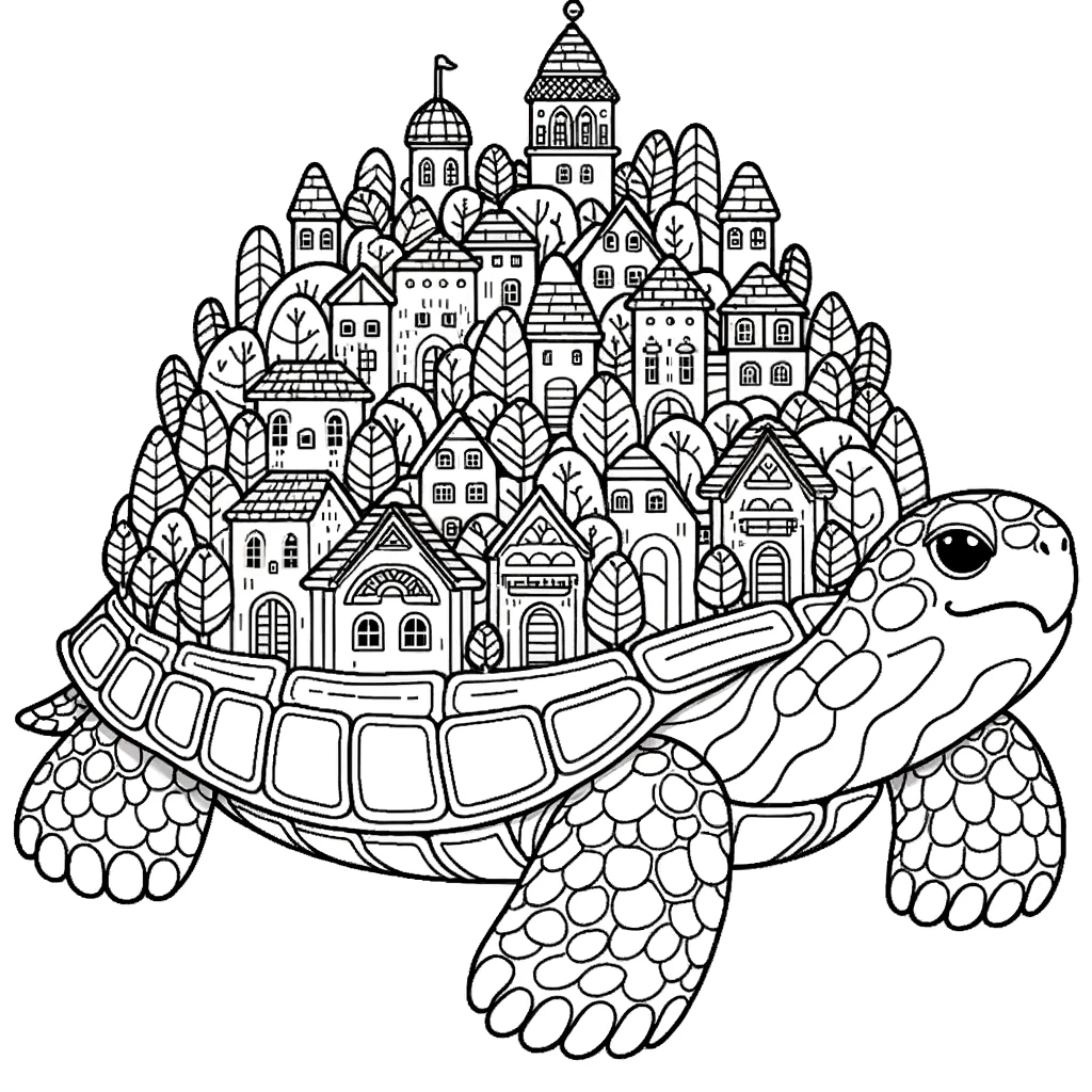 Turtle Coloring Pages Fun Creative Designs For Kids