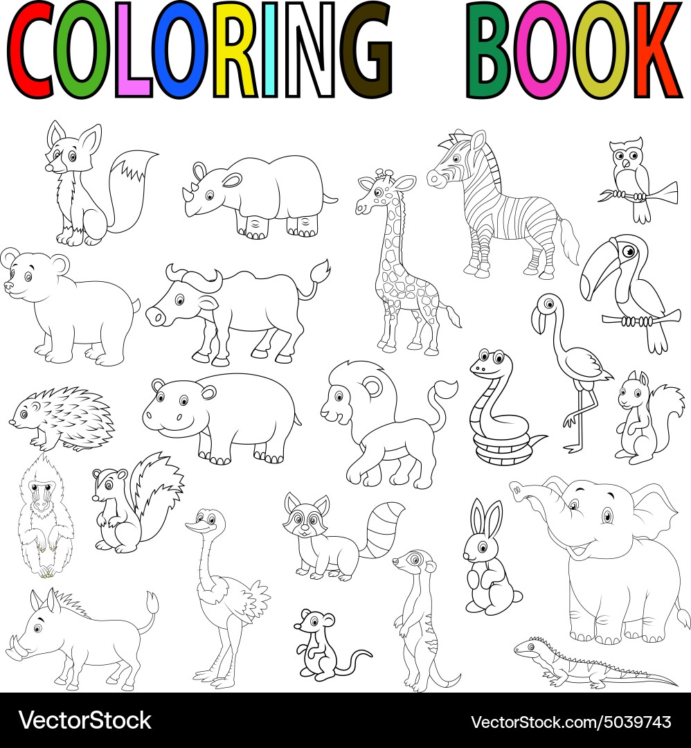 Free Wild Animal Coloring Pages