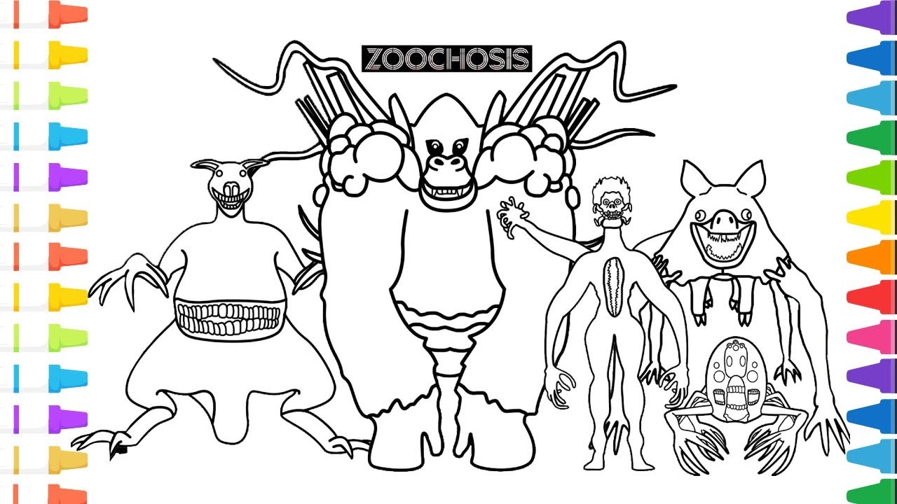 Zoochosis Coloring Pages