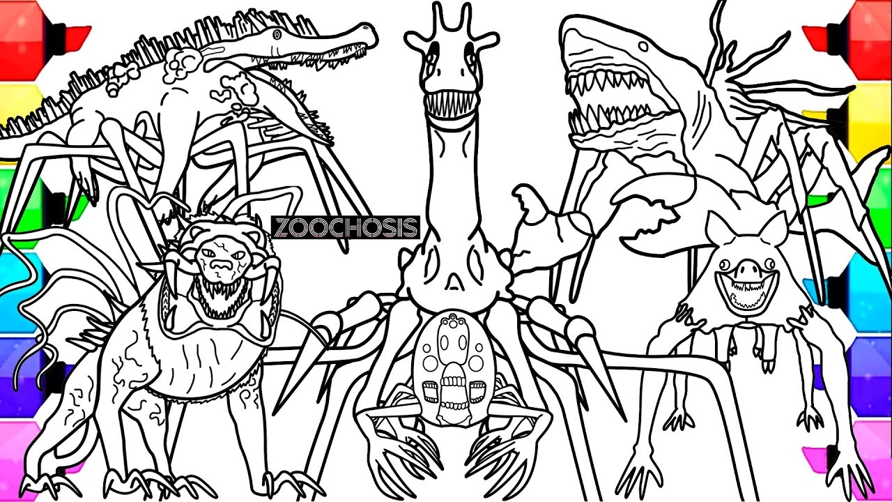 Zoochosis Coloring Pages