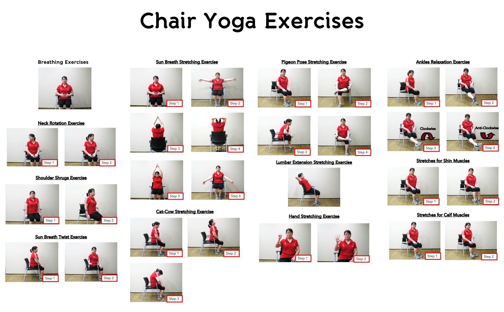 free printable chair yoga exercises for seniors free printable chair yoga exercises for seniors