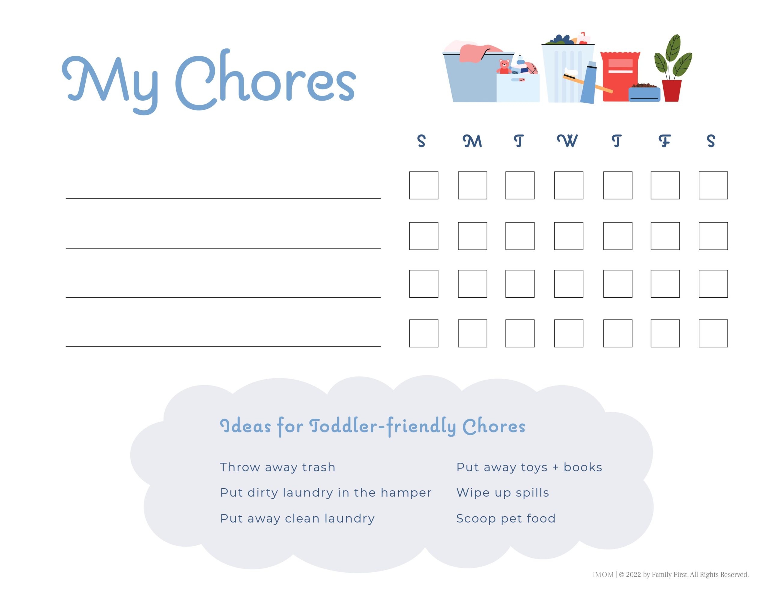 customizable pdf free printable chore charts customizable pdf free printable chore charts